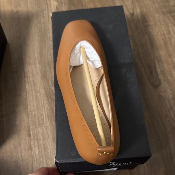 Naturalizer Carla Ballet Flat Brown Leather Brand New - Picture 3 of 3